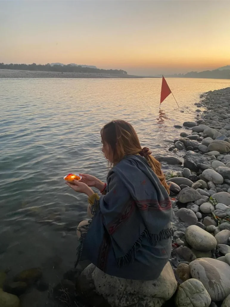 Daily routine followed at Singh Yoga and Ayurveda School including yoga practice, meditation, and mindful living