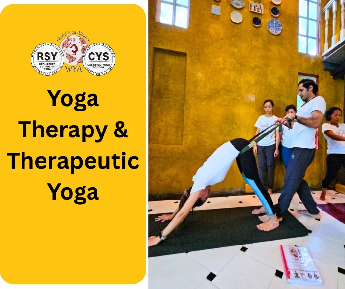Yoga therapy and therapeutic yoga programs supporting healing, stress relief, and holistic well-being